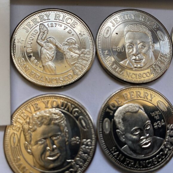 San Francisco 49ers then and now 1994-95 collectable coins 12 of 20 Lot #9 - Picture 12 of 12